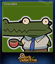 Series 1 - Card 4 of 9 - Crocodile