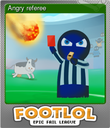 Series 1 - Card 7 of 9 - Angry referee