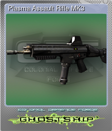 Series 1 - Card 3 of 6 - Plasma Assault Rifle MK3