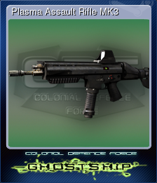 Series 1 - Card 3 of 6 - Plasma Assault Rifle MK3