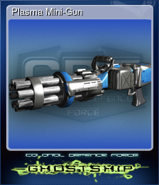 Series 1 - Card 1 of 6 - Plasma Mini-Gun