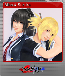 Series 1 - Card 8 of 8 - Misa & Suzuka