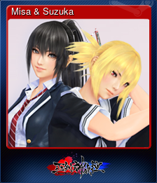 Series 1 - Card 8 of 8 - Misa & Suzuka