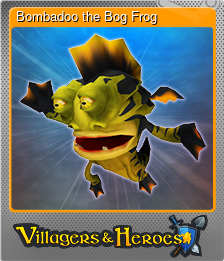 Series 1 - Card 2 of 10 - Bombadoo the Bog Frog
