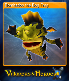 Series 1 - Card 2 of 10 - Bombadoo the Bog Frog