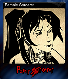 Series 1 - Card 6 of 6 - Female Sorcerer