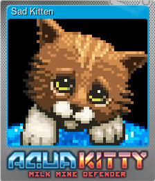 Series 1 - Card 5 of 6 - Sad Kitten