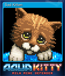 Series 1 - Card 5 of 6 - Sad Kitten