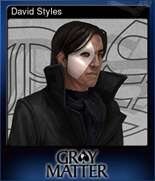 Series 1 - Card 2 of 8 - David Styles