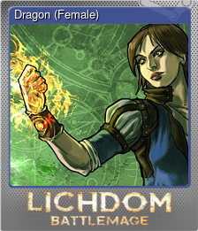 Series 1 - Card 2 of 6 - Dragon (Female)