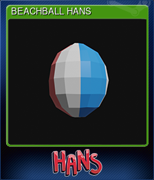 Series 1 - Card 2 of 13 - BEACHBALL HANS