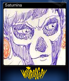 Series 1 - Card 14 of 15 - Saturnina