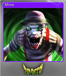 Series 1 - Card 7 of 9 - Mime