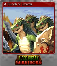 Series 1 - Card 12 of 12 - A Bunch of Lizards