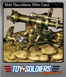 Series 1 - Card 5 of 12 - M40 Recoilless Rifle Card