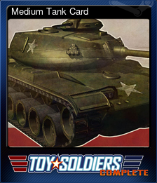 Series 1 - Card 9 of 12 - Medium Tank Card