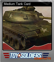 Series 1 - Card 9 of 12 - Medium Tank Card