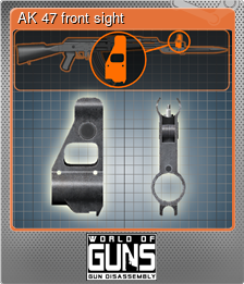 Series 1 - Card 9 of 14 - AK 47 front sight