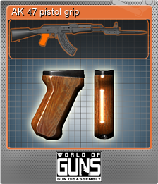 Series 1 - Card 13 of 14 - AK 47 pistol grip