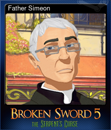 Series 1 - Card 5 of 6 - Father Simeon