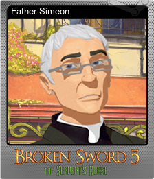 Series 1 - Card 5 of 6 - Father Simeon