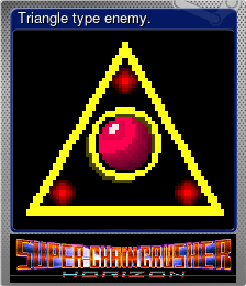 Series 1 - Card 3 of 5 - Triangle type enemy.