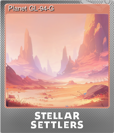 Series 1 - Card 1 of 5 - Planet GL-94-G