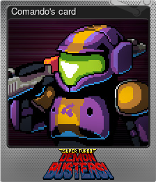 Series 1 - Card 2 of 8 - Comando's card