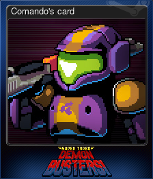 Series 1 - Card 2 of 8 - Comando's card