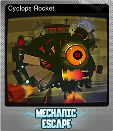 Series 1 - Card 5 of 6 - Cyclops Rocket