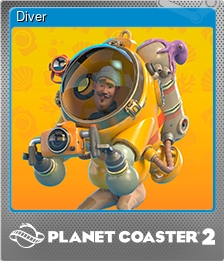 Series 1 - Card 4 of 9 - Diver