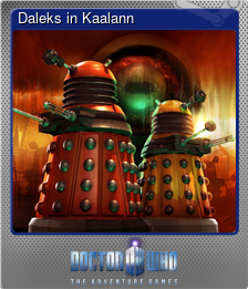Series 1 - Card 6 of 9 - Daleks in Kaalann