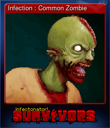 Series 1 - Card 5 of 6 - Infection : Common Zombie