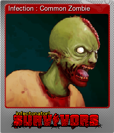 Series 1 - Card 5 of 6 - Infection : Common Zombie