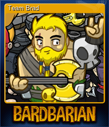 Series 1 - Card 4 of 7 - Team Brad