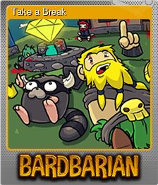 Series 1 - Card 2 of 7 - Take a Break