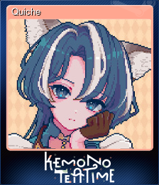 Series 1 - Card 3 of 9 - Quiche