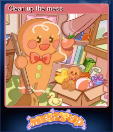 Series 1 - Card 7 of 8 - Clean up the mess