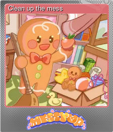 Series 1 - Card 7 of 8 - Clean up the mess