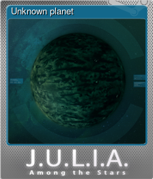 Series 1 - Card 7 of 7 - Unknown planet