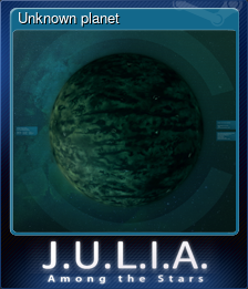 Series 1 - Card 7 of 7 - Unknown planet