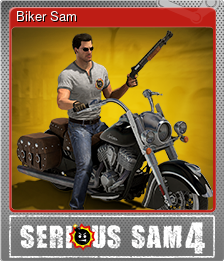Series 1 - Card 9 of 15 - Biker Sam