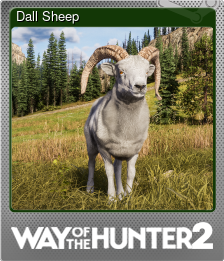 Series 1 - Card 8 of 10 - Dall Sheep