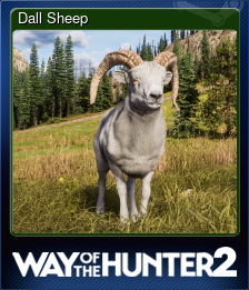 Series 1 - Card 8 of 10 - Dall Sheep