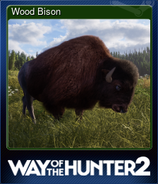 Series 1 - Card 2 of 10 - Wood Bison