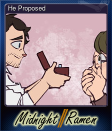 Series 1 - Card 1 of 5 - He Proposed