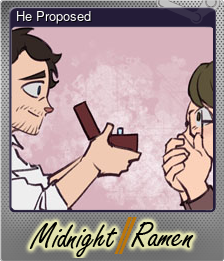 Series 1 - Card 1 of 5 - He Proposed
