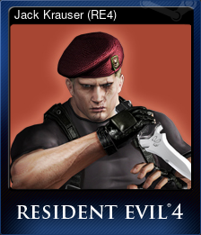 Series 1 - Card 5 of 8 - Jack Krauser (RE4)