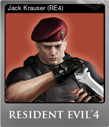 Series 1 - Card 5 of 8 - Jack Krauser (RE4)