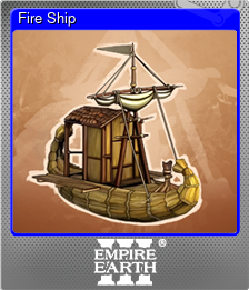Series 1 - Card 3 of 7 - Fire Ship